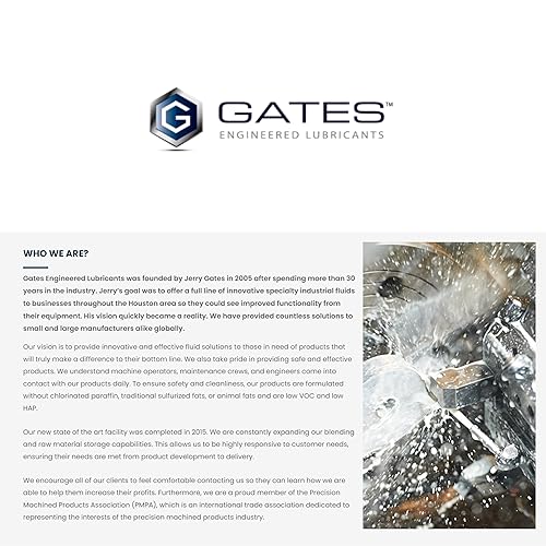 Miniatura 5 de Gates Engineering Lubricants Aladdin Slideway 68 - Aceite deslizante para máquinas herramienta - 5 galones
