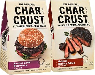 Char Crust Favorite Dry Rub Seasoning Duo | Signature Crust | 2 Favorite Flavors | Steak, Burgers, Chicken, Pork & Fish | Seals in the Juices | No Marinade Needed | 4 oz, Pack of 2