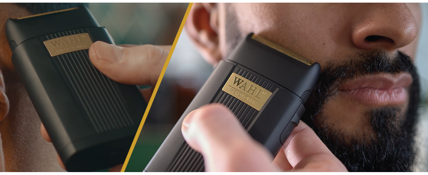 Wahl Professional Micro Power Shaver, Cordless Ultra-Close Finishing Foil for Precision Grooming, 2 Hour Runtime