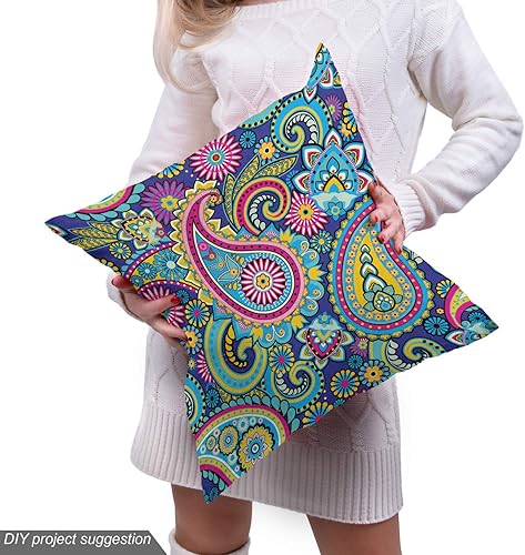 Miniatura 179 de Ambesonne Tela Geométrica por Yarda, Diseño Monocromo Patrón Abstracto de Líneas Continuas sobre Fondo Liso, Tela de Punto Elástico para Ropa