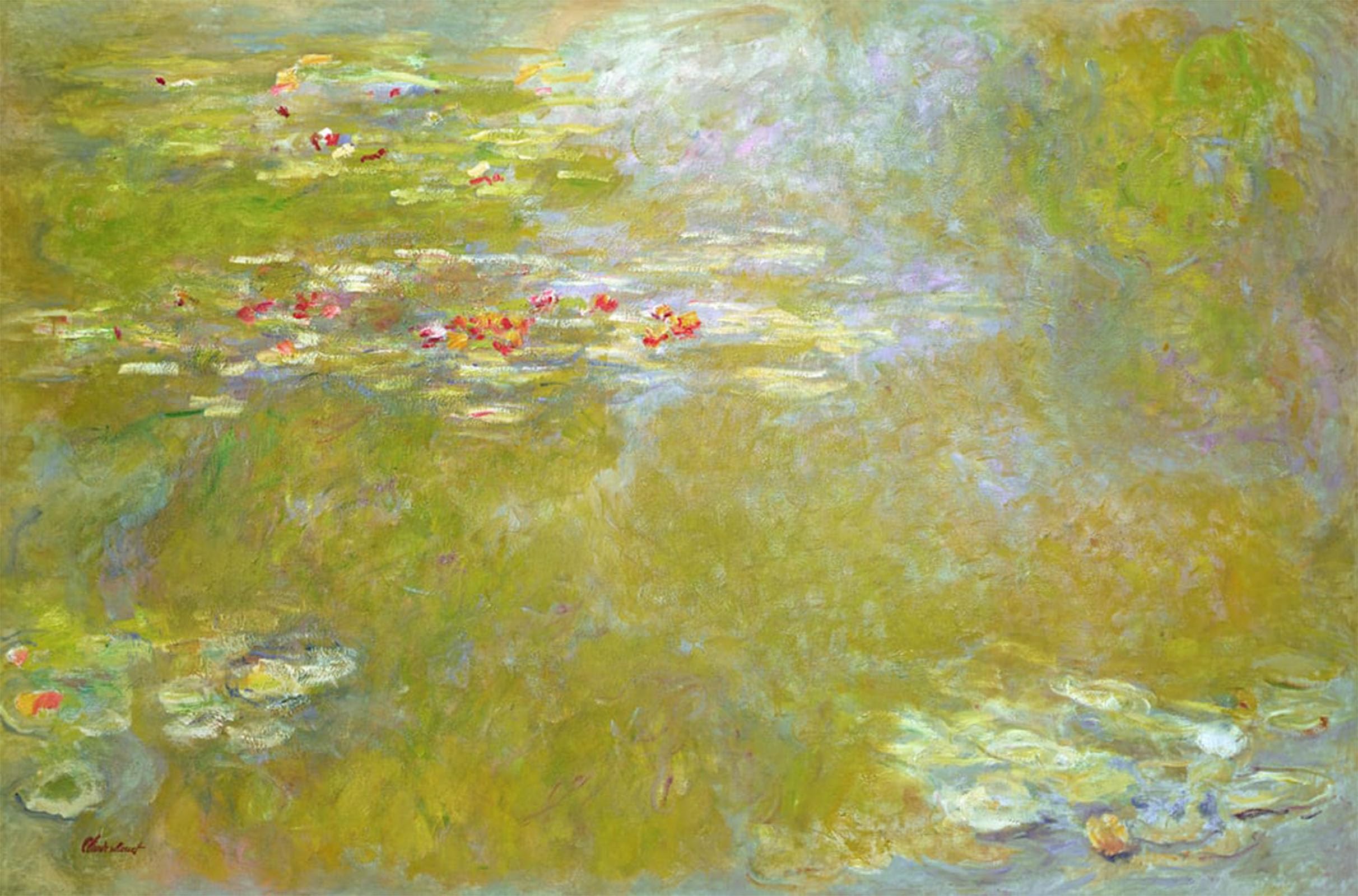 ARTXLXXBN Famous Art Print Poster Vintage Wall Art Nymphéas by Claude Monet Canvas Art Poster for Home Decor 60x90cm