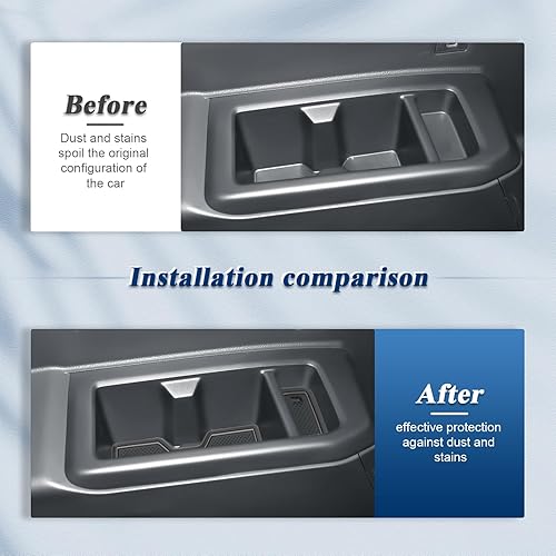 Miniatura 5 de BIBIBO 22 alfombrillas para Lexus GX 550 2024 2025 2025 2025 GX550 (PremiumLujoOvertrail), almohadillas de ranura para puerta de automóvil 2024 2025