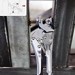 Strong Hand Tools PE6 Expand-O Reverse-Action Clamping Plier, 500 LBS Clamping Pressure, 1" to 1-3/4" Range, 6.5" Size