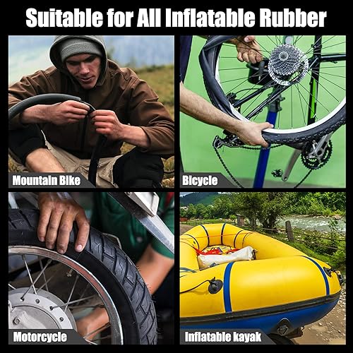 Miniatura 3 de Bike Inner Tire Patch Repair Kit - Bycicle Tube Puncture Patches Kits, 30PCS Vulcanizing Patches, Glueless Patchs for Motorcycle BMX Cycling MTB