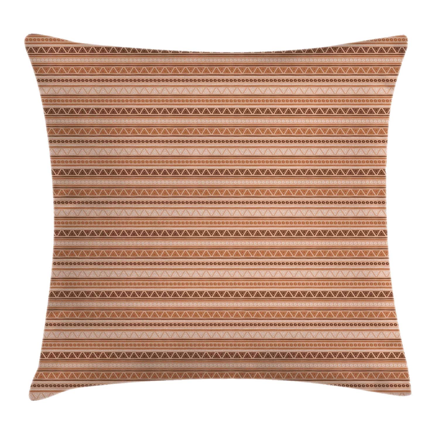 ABAKUHAUS Federa Cuscino Quadrata 40x40 Cm - Motivo Tribale Vintage Aztec, Microfibra Morbida, Grigio Chiaro E Carbone