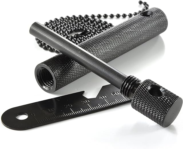 Stal ogniowa, krzesiwo, magnez z aluminiową obudową, do użytku na zewnątrz