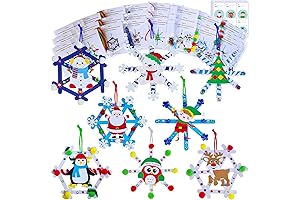 Christmas Craft Kits for Kids Classroom: 24 Sets of Magical Winter Crafts