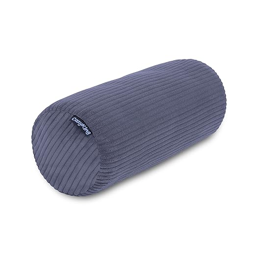 Ergonomische Nackenrolle Cord Grau für Reisen