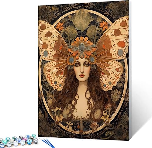 Miniatura 2 de Tucocoo Kits de pintura por números de 16 x 20 pulgadas, lienzo digital de pintura al óleo para adultos principiantes con pinceles y pigmento