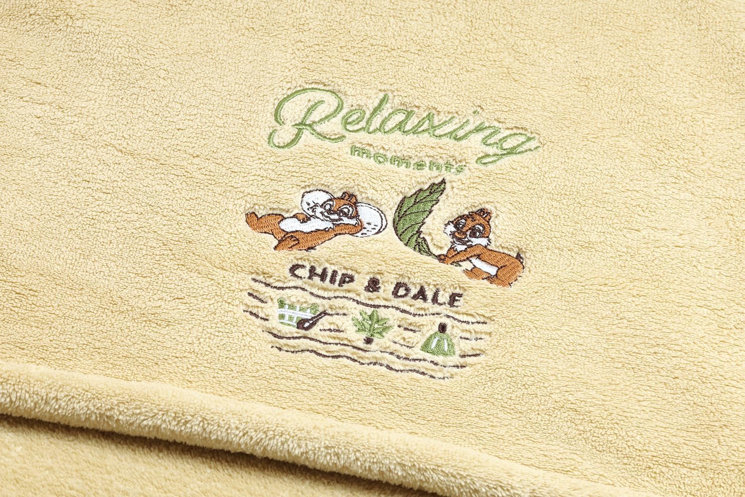 Skater BBT1 Absorbent Quick Drying Bath Towel, 47.2 x 23.6 inches (120 x 60 cm), Disney Chip & Dale