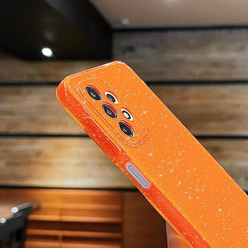 Miniatura 5 de MINSCOSE Funda compatible con Samsung Galaxy A32 5G, bonita funda delgada con purpurina fina, a prueba de golpes, de TPU para mujeres y niñas, para