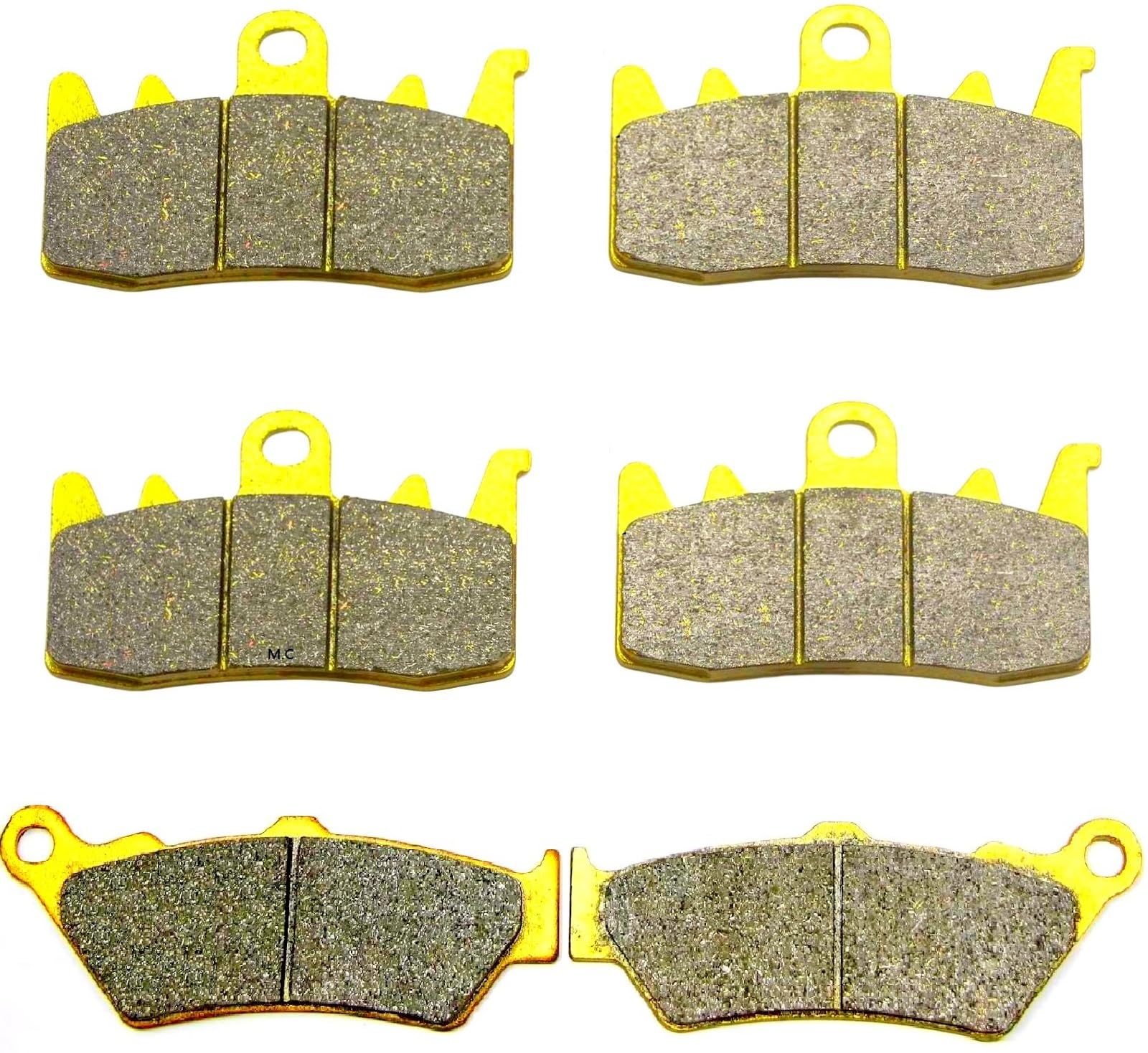Brake Pads for BMW R1200GS Adventure 2013 2014 2015 2016 2017 2018 / R1200 R RS RT GS Sport 2015-2018 / R1250 R RG 2019 2020 2021 2022 2023 Front Rear Brakes FA630 FA209 MC0521