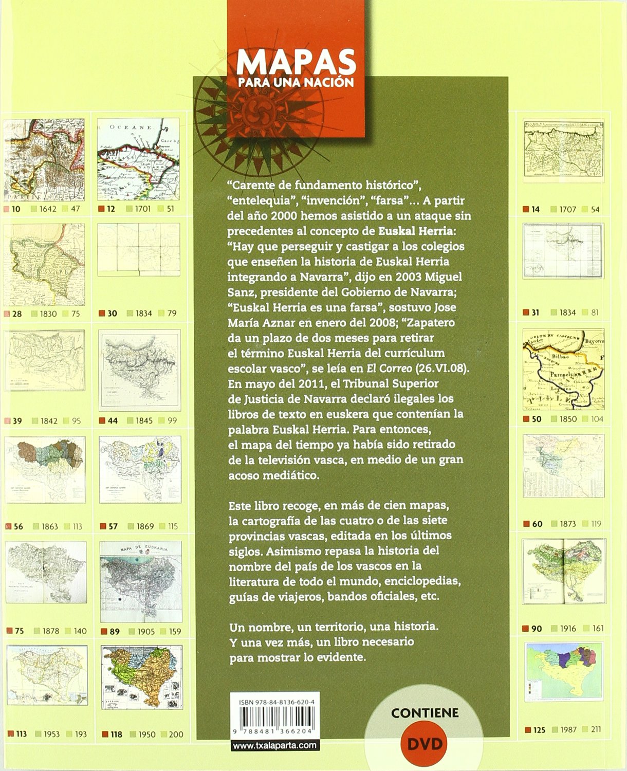 Mapas para una nación -: Euskal Herria en la cartografía y en los testimonios históricos (ORREAGA)