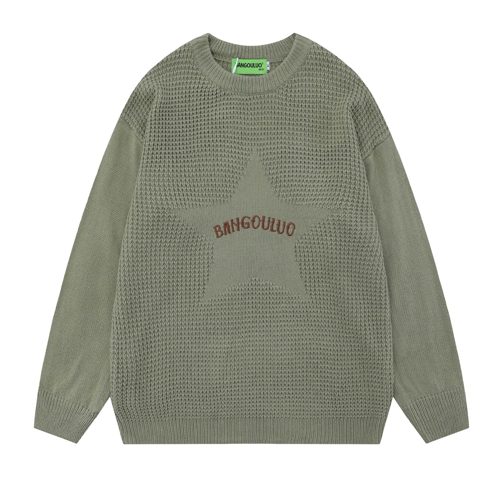 Pull homme col rond ample et épais pour un style décontracté - 8