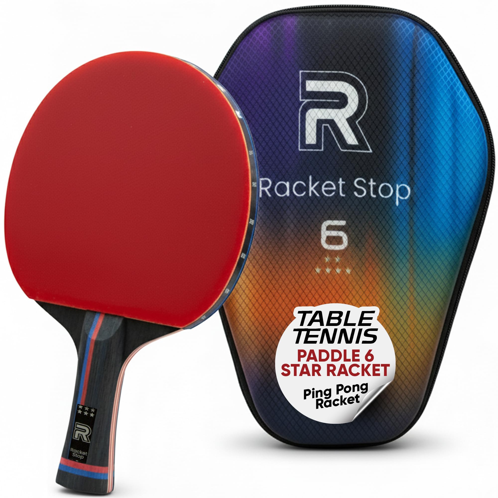 Inferno Table Tennis Paddle – Ply Carbon Blade Ping Pong Paddle for Indoor & Outdoor Game…