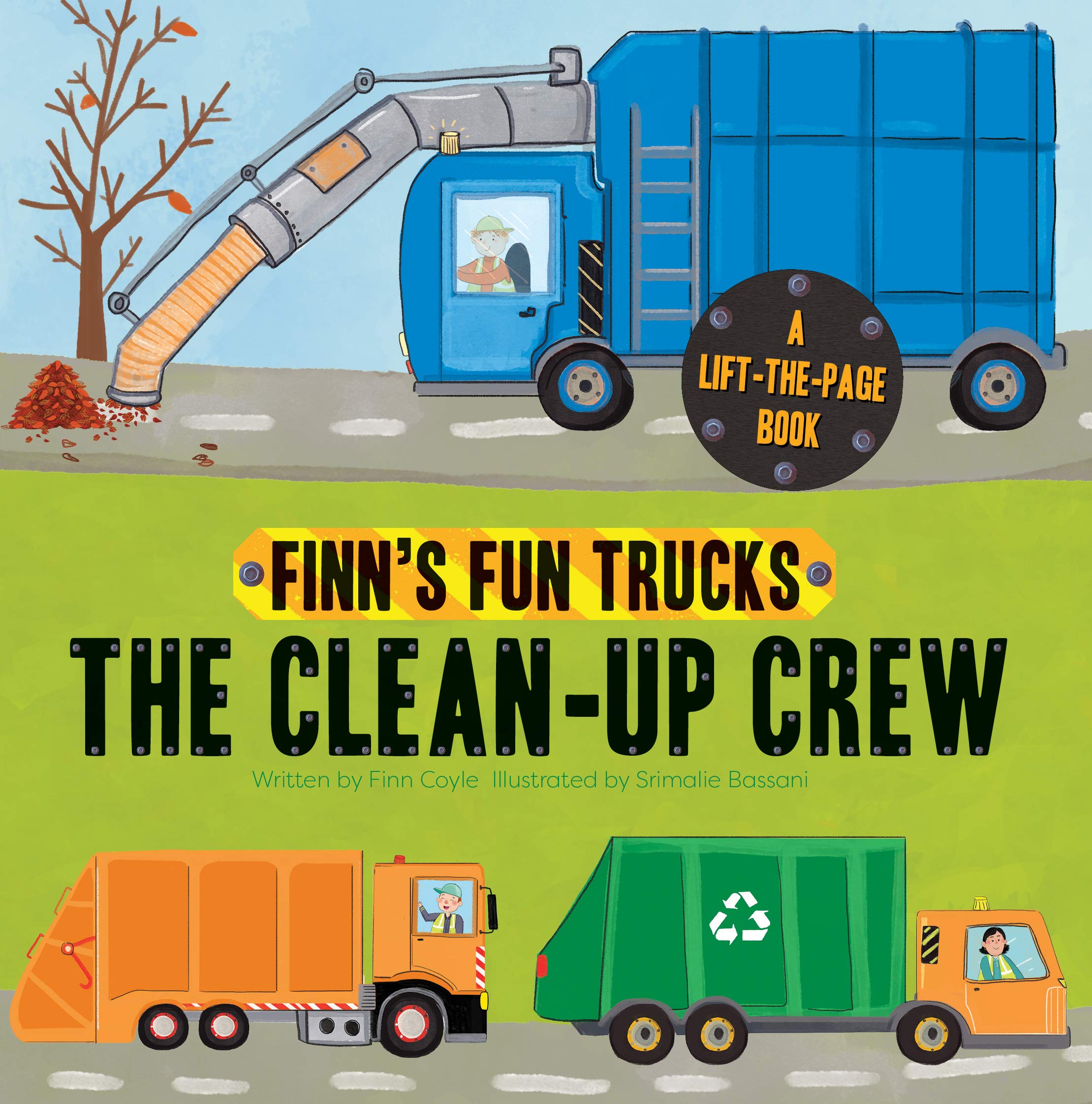 The Clean-Up Crew: A Lift-the-Page Truck Book (Finn's Fun Trucks)