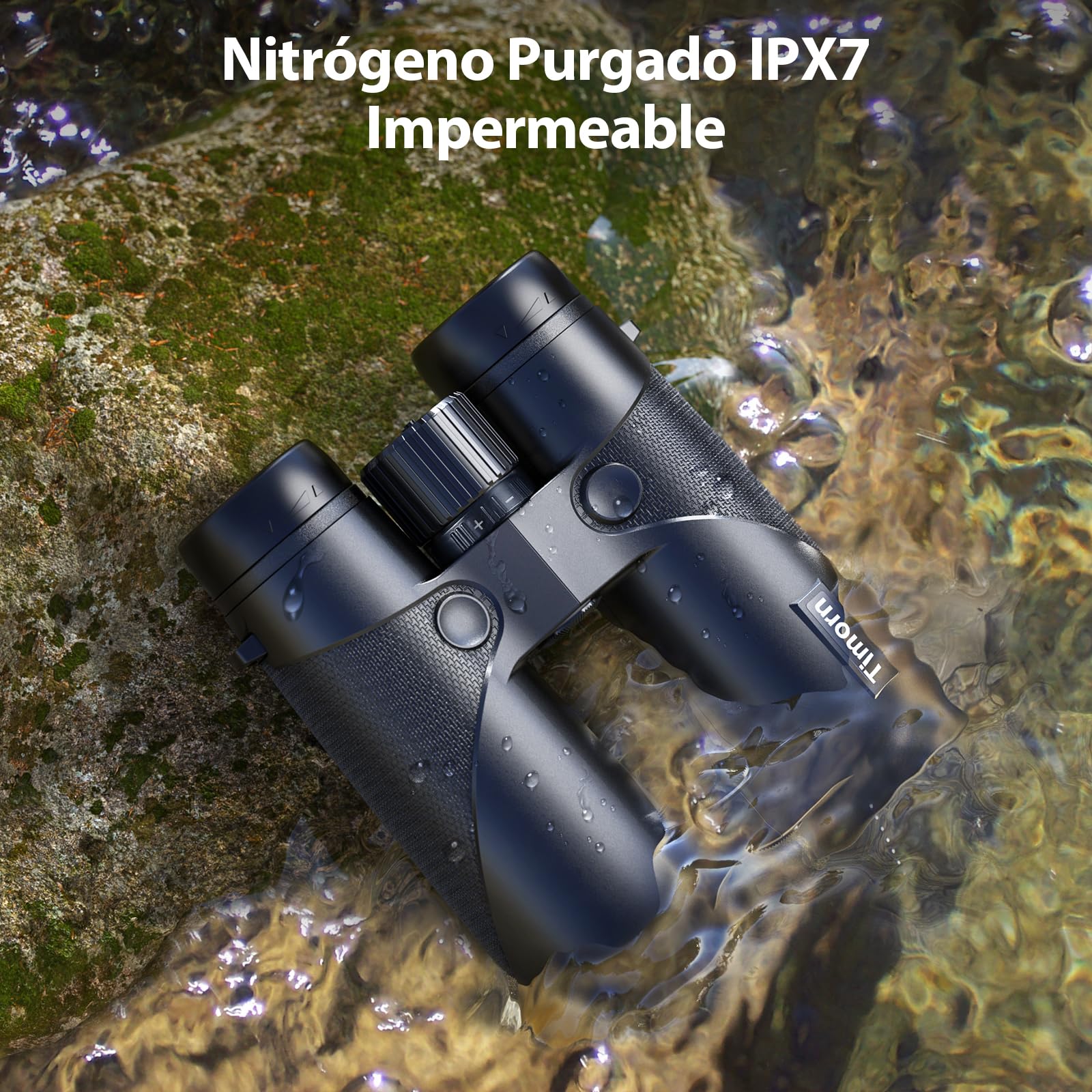 Prismáticos Profesionales Largo Alcance 8x42: Timorn Binoculares Potentes Impermeables Vista Grande con Trípode Adaptador para Teléfono para Observacion de Aves, Caza, Astronomicos