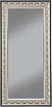 Sandberg Furniture Wall Monaco Full Length Leaner Mirror, Antique Silver/Black - coolthings.us