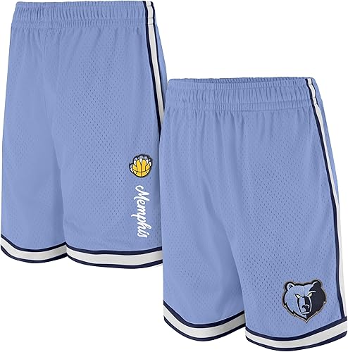 Miniatura 9 de Ultra Game Pantalones cortos de baloncesto oficiales de la NBA para niños, con malla de aire suave, ajuste clásico