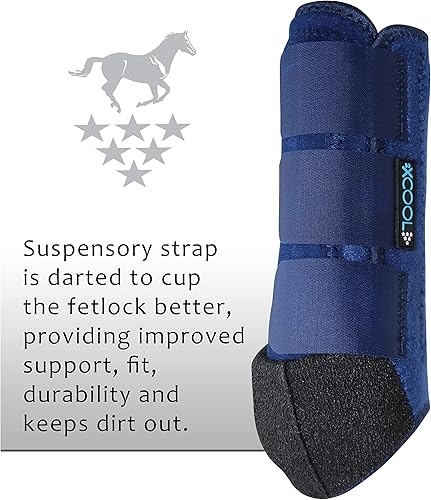 Miniatura 7 de Professional's Choice 2XCOOL Botas deportivas para caballos medicinales, diseño protector y transpirable para máxima comodidad, durabilidad y