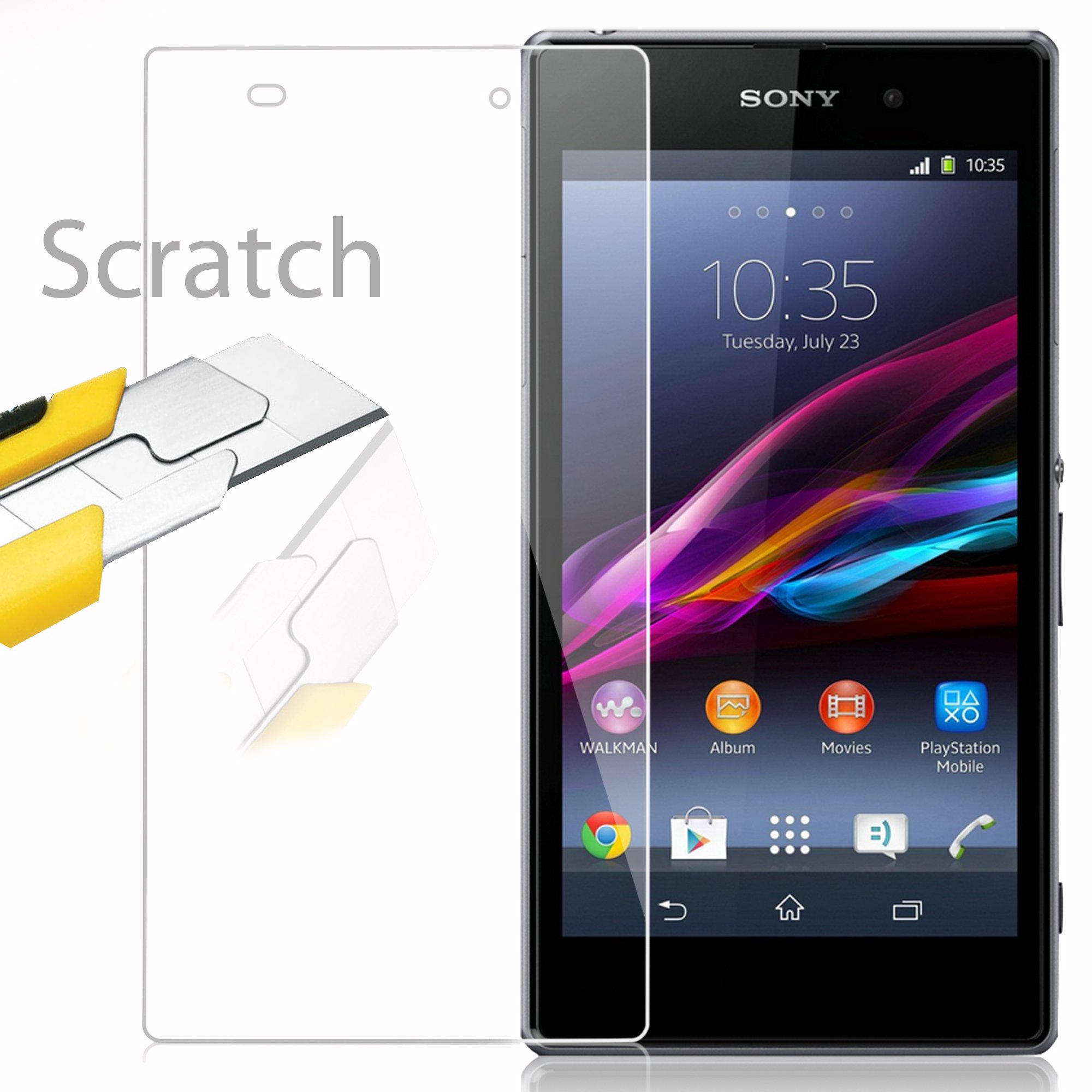 Pellicola Di Armatura Compatibile Con Sony Xperia Xz1 In Elevata Trasparenza Vetro Di Protezione Del Display Tempered Con Durezza 9h Con Compatibilita 3d Touch 4251399351402
