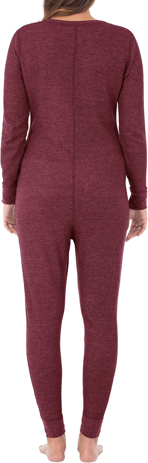 Fruit of the Loom Women's Micro Waffle Premium Thermal Union Suit