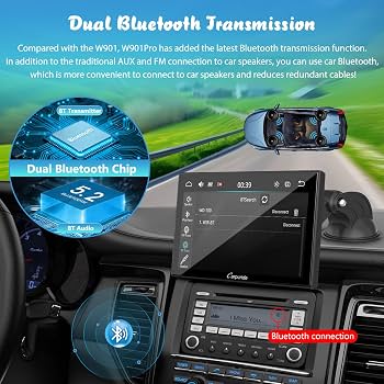 Amazon.co.jp: Carpuride W901 Pro ワイヤレスBluetooth