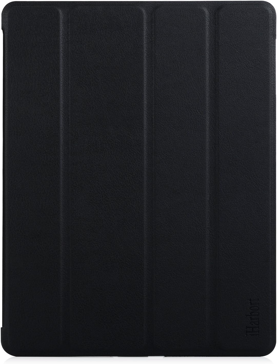 Apple iPad 4/3/ 2 Case Cover - iHarbort Slim Lightweight Smart Cover Holder Stand Leather Case for Apple iPad 2 iPad 3 iPad 4 (not 2017 Version) with Smart Auto Wake/Sleep, Black