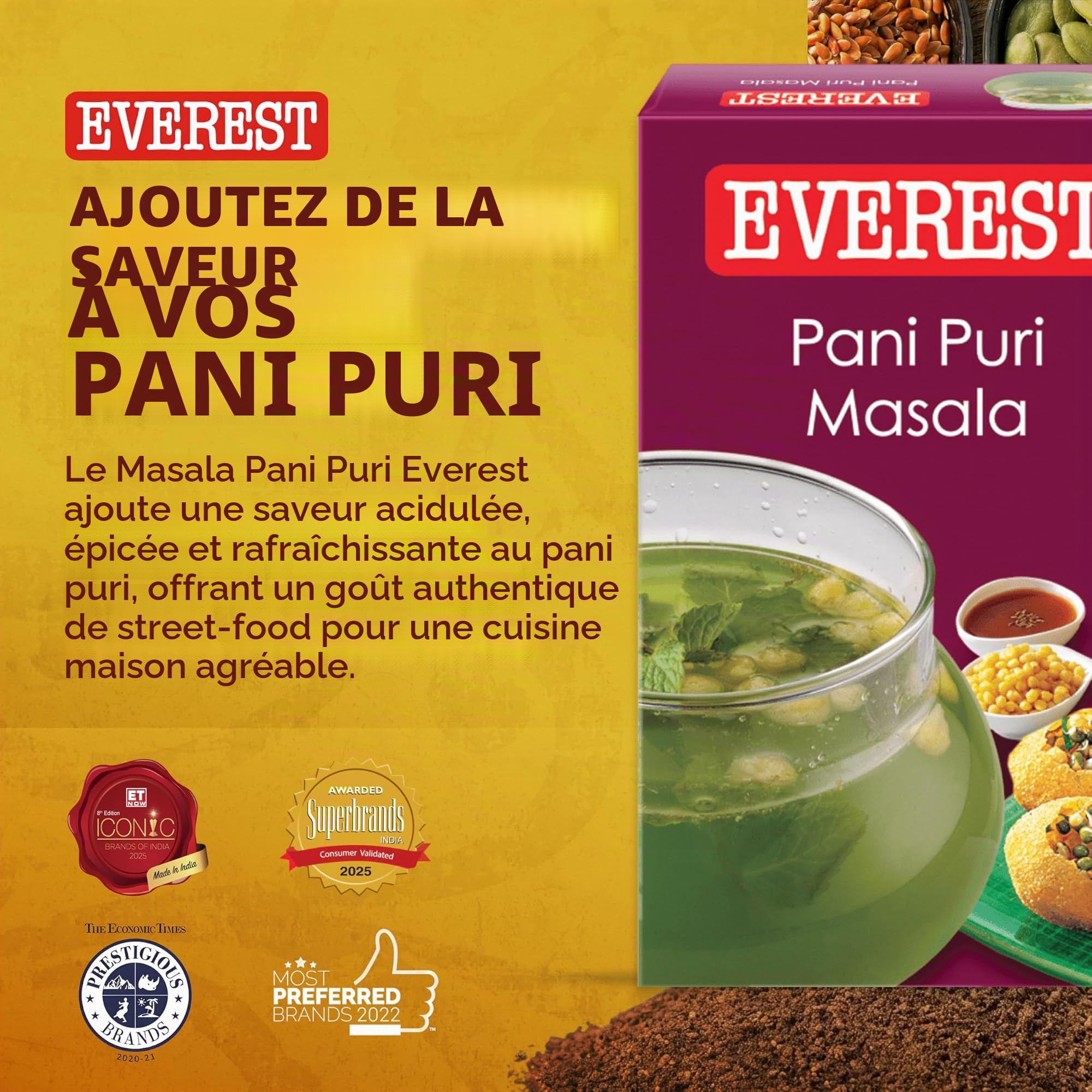 Everest Masala Pani Puri 50g Carton