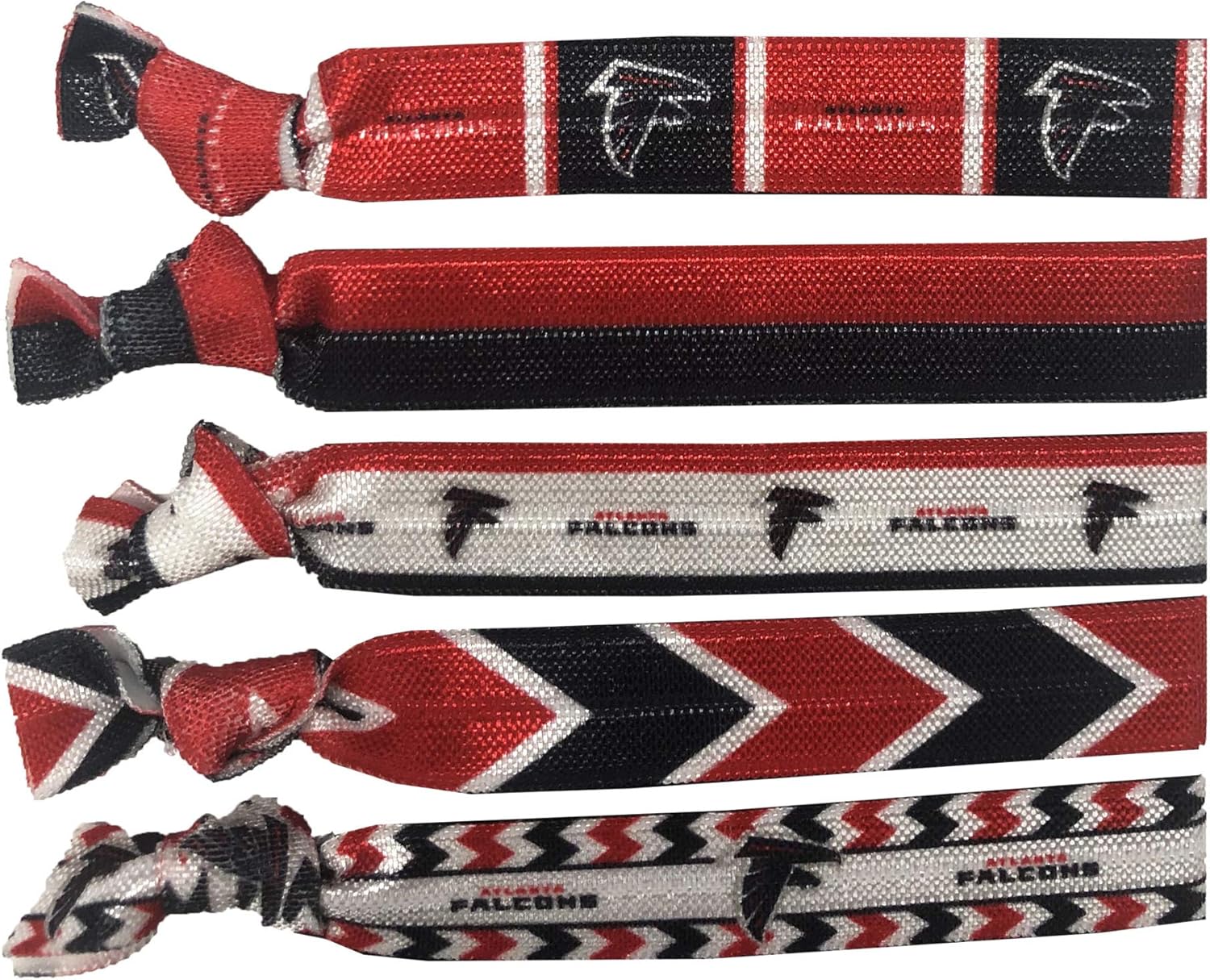 Littlearth NFL Knotted Hair Ties - Officially Licensed Teams & Colors