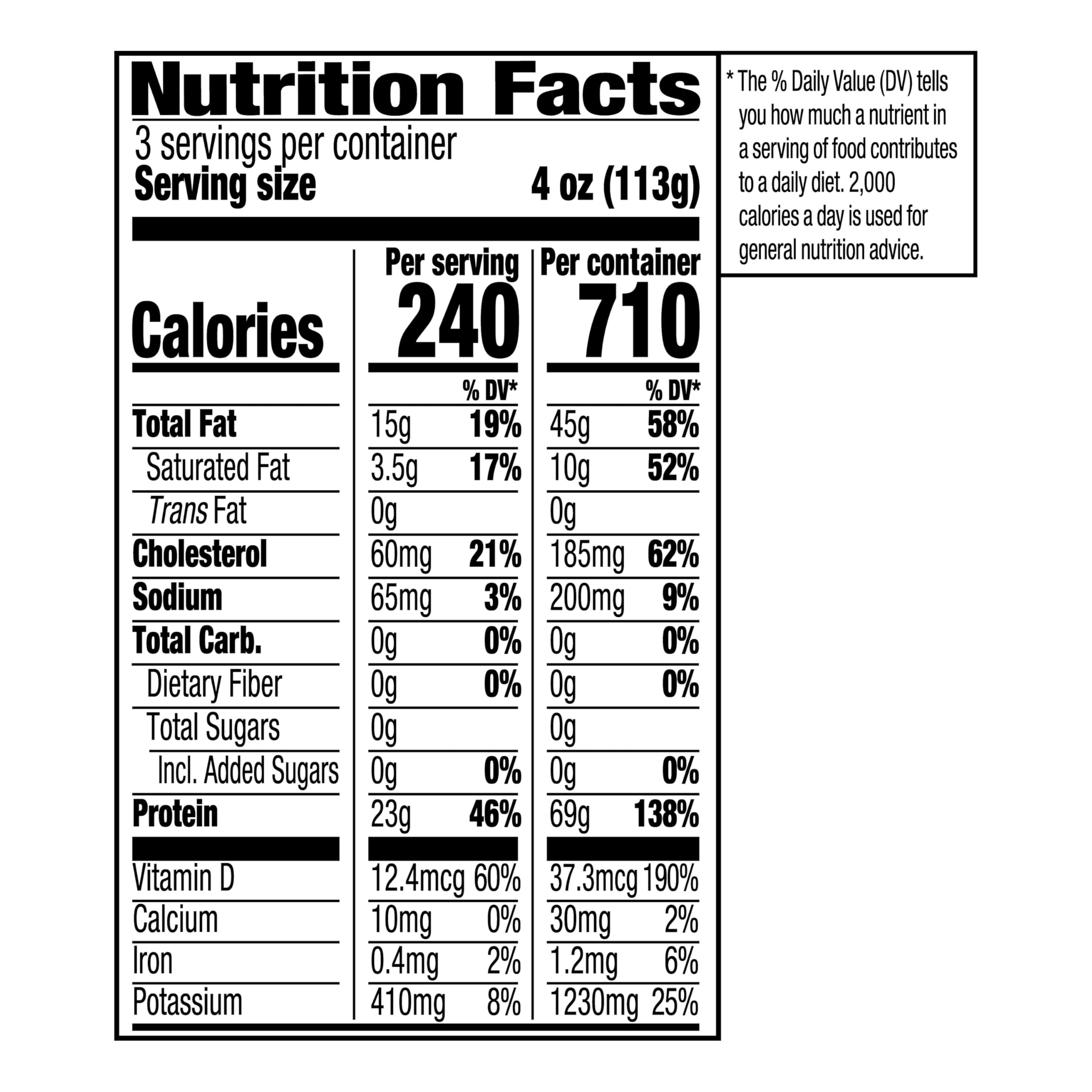 Amazon Grocery Atlantic Salmon Skin-On Fillet Portions 12 Oz Previously Fresh Brand Packaging May Vary — view 5