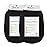 Moroccan Kessa Exfoliating Glove - Value Pack (2 piece) Black- Microdermabrasion exfoliating mitts, Removes unwanted dead skin, dirt and grime and Keratosis Pilaris. Great for spray tan removal.