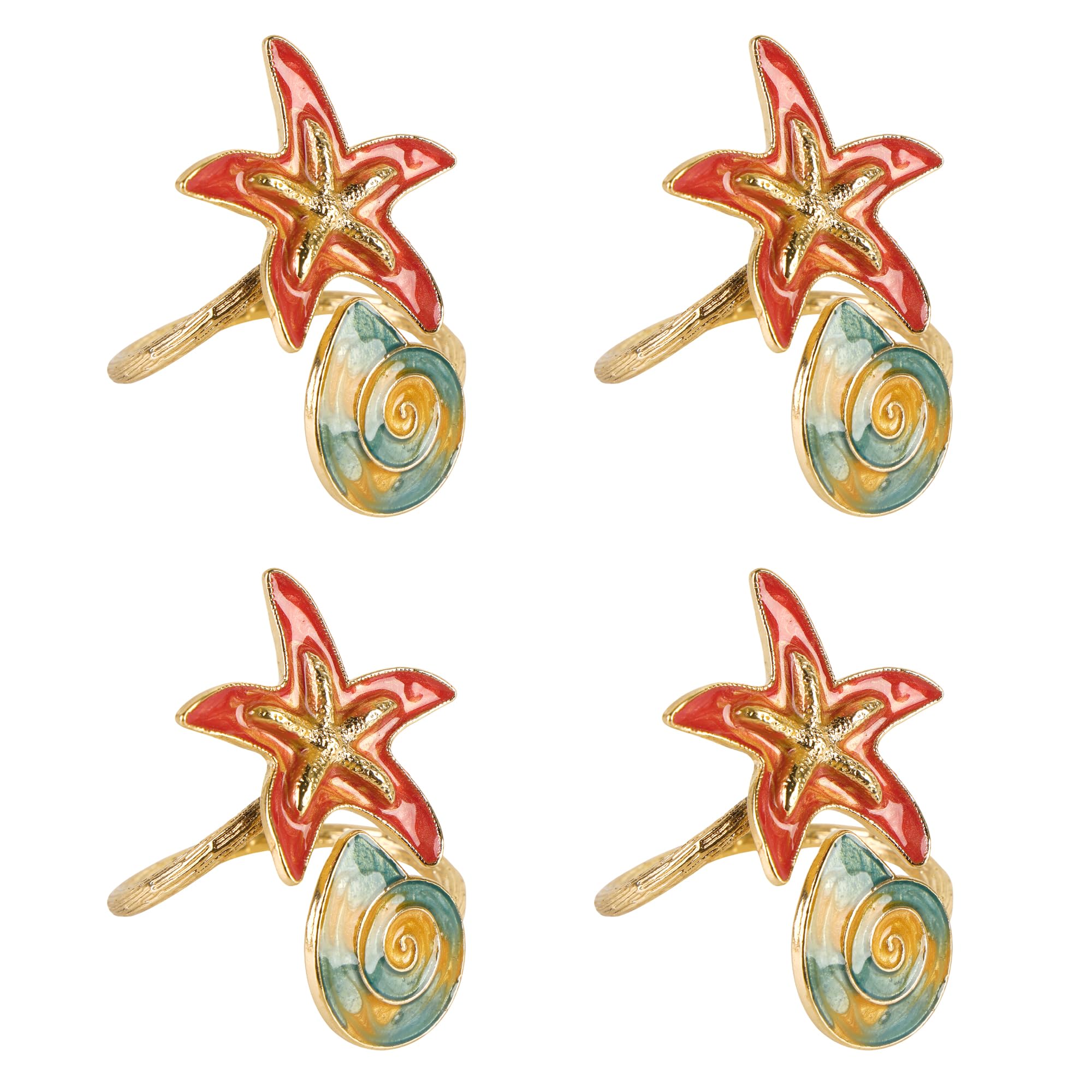 Photo 1 of HOME PALETTE Decorative Napkin Ring Set - 4 pc