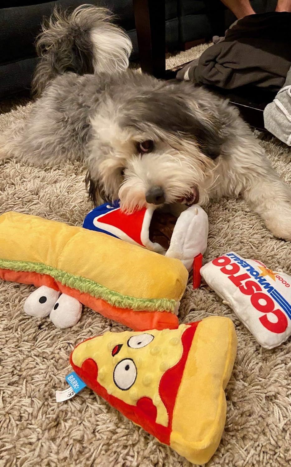 Costco Food Court Dog Toy Set Pizza, Perro Chile Ubuy