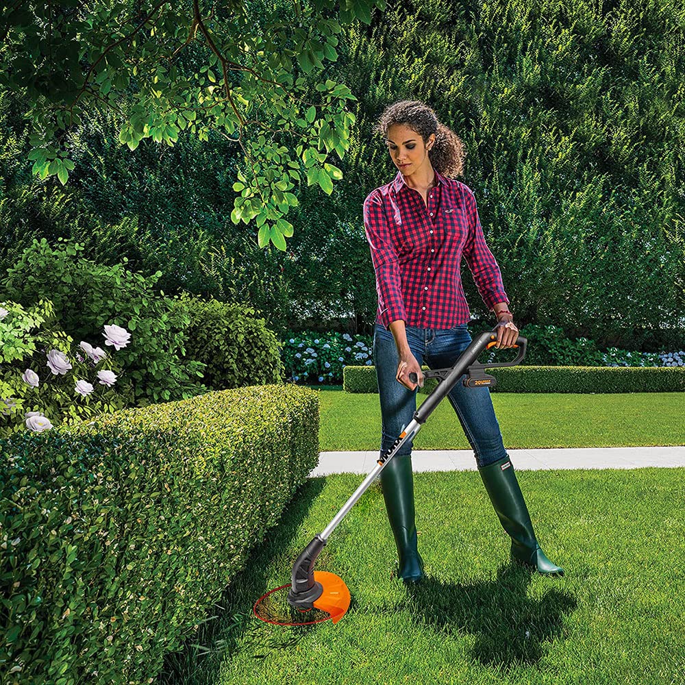 WORX WG157E.9 - Cortacésped inalámbrico de 25 cm, 20V, Hilo 1.65 mm