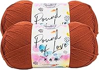 Vista 58 de Lion Brand Yarn 550-150 Hilo Pound of Love, Gris Oxford