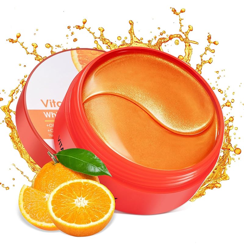 LAVONE Máscara em Gel para a Região dos Olhos com Vitamina C e Ácido Hialurônico, 30 Pares