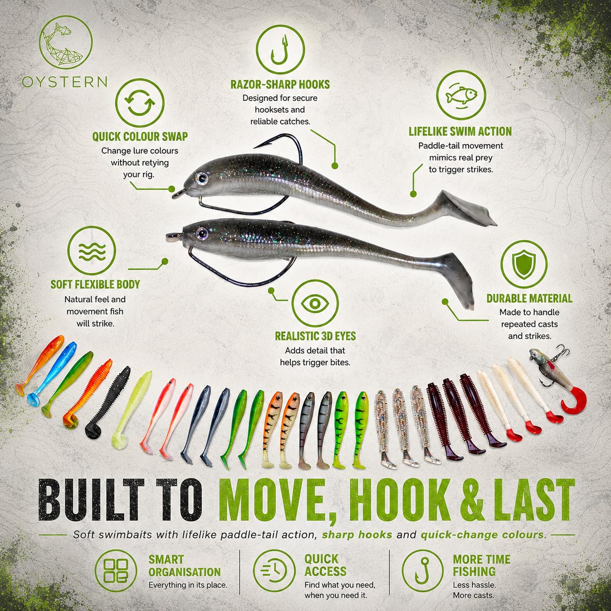Kit de Pesca de 232 Piezas, Caja de Aparejos con señuelos, cebos giratorios, Cebo, róbalo y señuelos de Trucha, Accesorios y Equipo