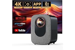 Groview 4K Netflix-Officially-Licensed Projector with Wi-Fi & Bluetooth