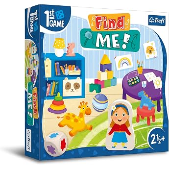 Trefl - Find me, First Board Game - Board Game for the Smallest, Find Items, Cooperative Game for Toddlers, Large Elements, P