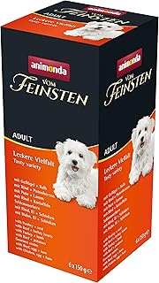 animonda Vom Feinsten Adult Dog Food, Wet Food for Adult Dogs, Mixed Pack, Delicious Varieties, 6 x 150 g product image