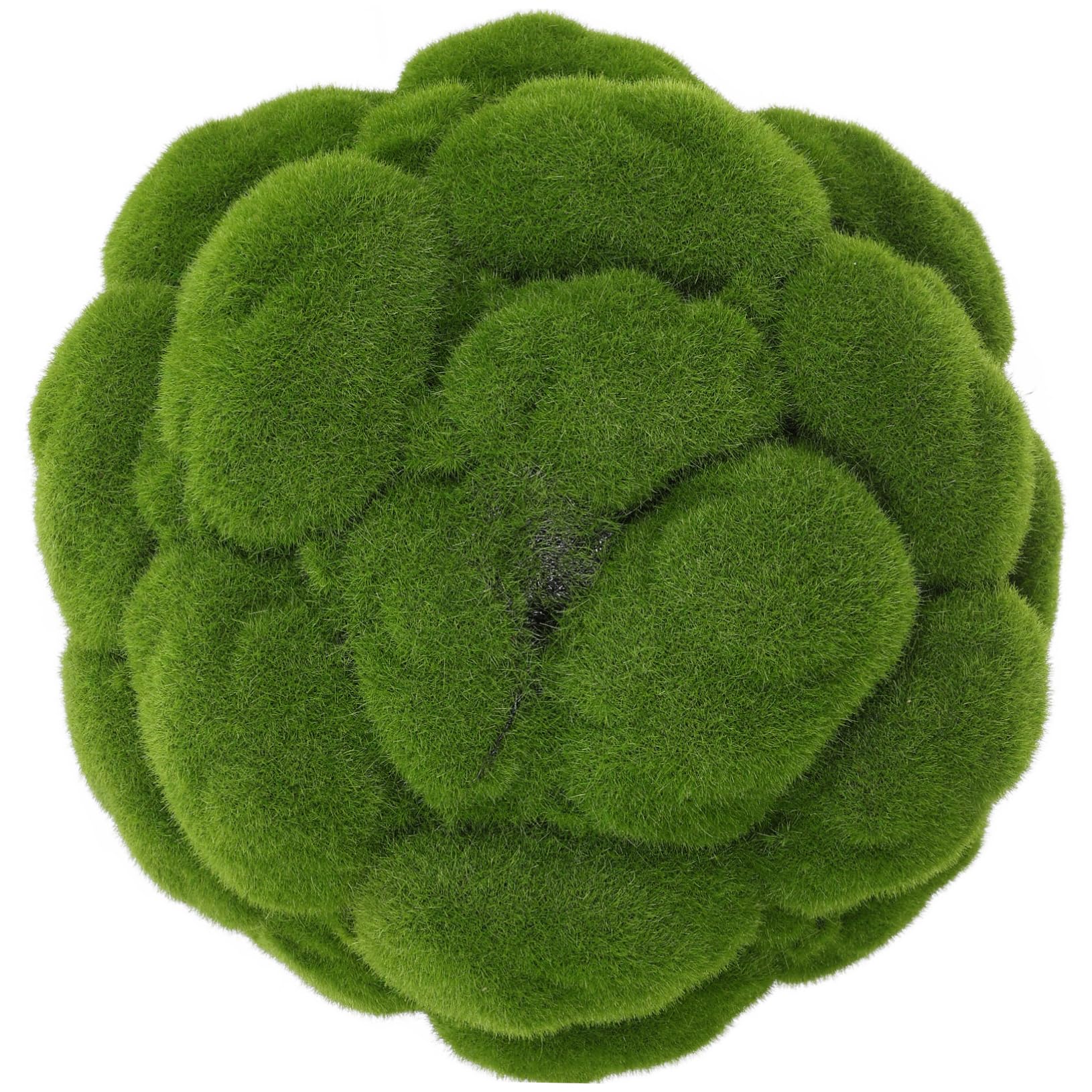 Bola de Musgo Artificial Verde Fácil de Colgar Aspecto Realista de PVC Estilo Natural Decoración para Techos y Paisajes