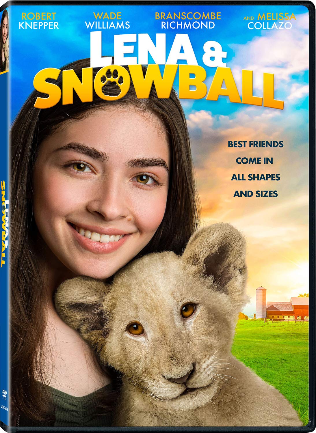Película DVD Lena And Snowball edición USA para tardes de cine familiar en el salón