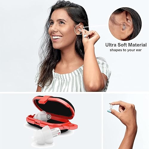 Vista 34 de Alpine PartyPlug - Tapones para los oídos de concierto con reducción de ruido de 19 dB, protección auditiva reutilizable para festivales de música