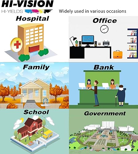 Miniatura 5 de HI-VISION HI-YIELDS Cartucho de tinta de repuesto compatible para LC-103 LC103 XL, 2 unidades, negro, cian, amarillo, magenta, paquete de 8