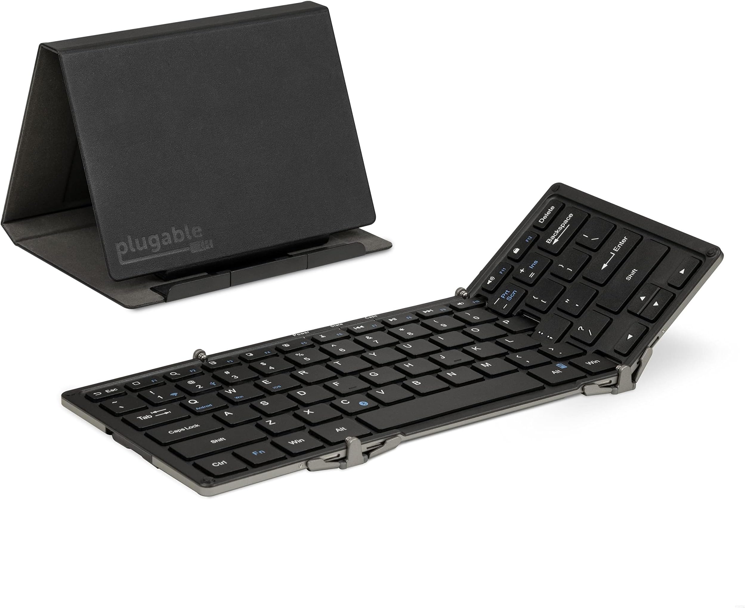 Amazon.com: Plugable Foldable Bluetooth Keyboard for iPad, iPhones ...