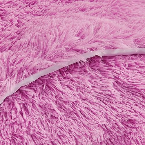 Miniatura 5 de GONAAP Funda de almohada de piel sintética decorativa para sofá, cama de automóvil, 18 x 18 pulgadas (rosa claro, 18 x 18 pulgadas (paquete de 2))