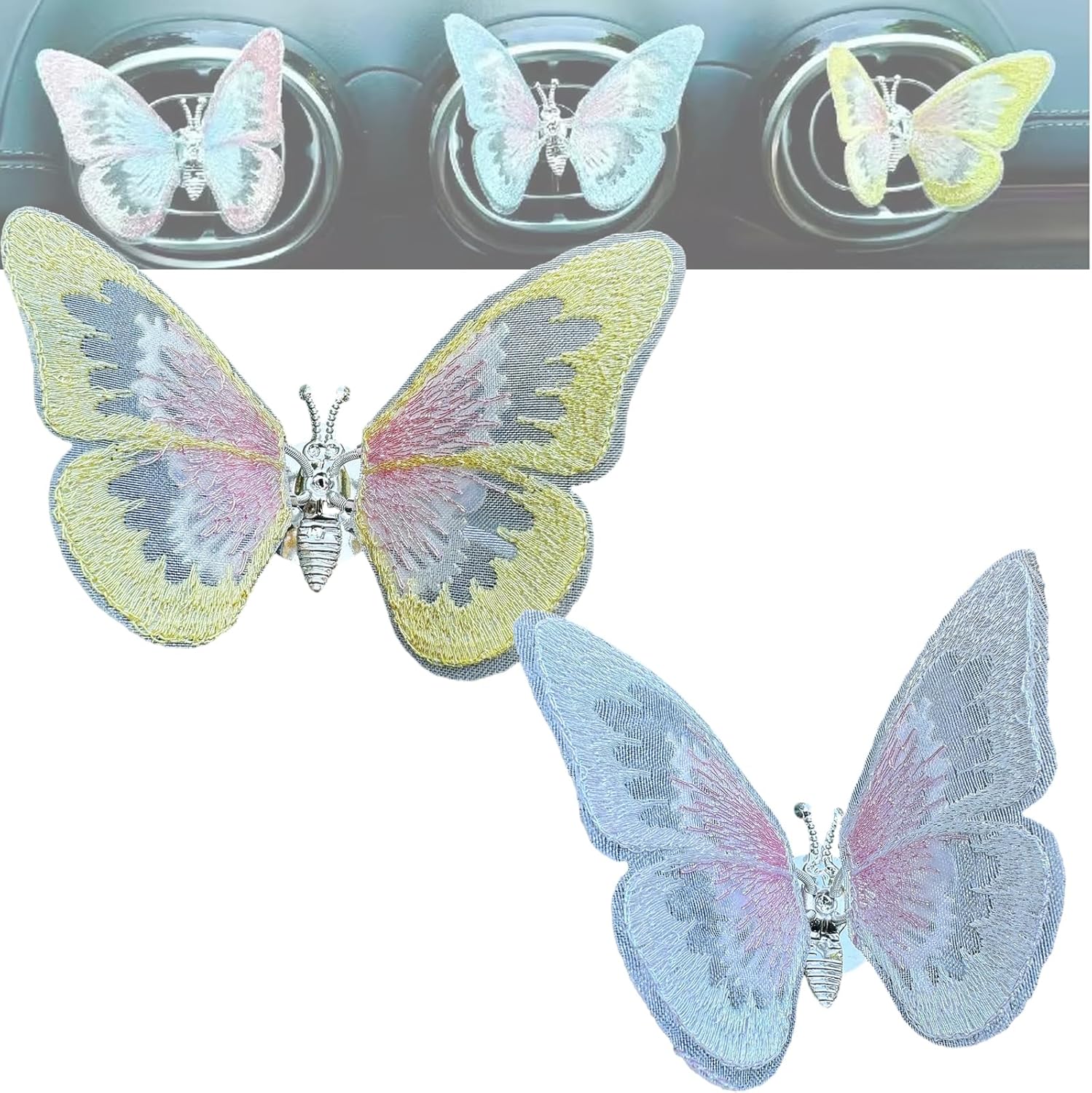 Embroidery Fragrance Butterfly Decoration,MultiColored
