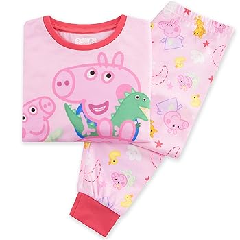 Peppa Pig Schlafanzug Für Mädchen - Mit Peppa, George & Evie Für Gemütliche Nächte