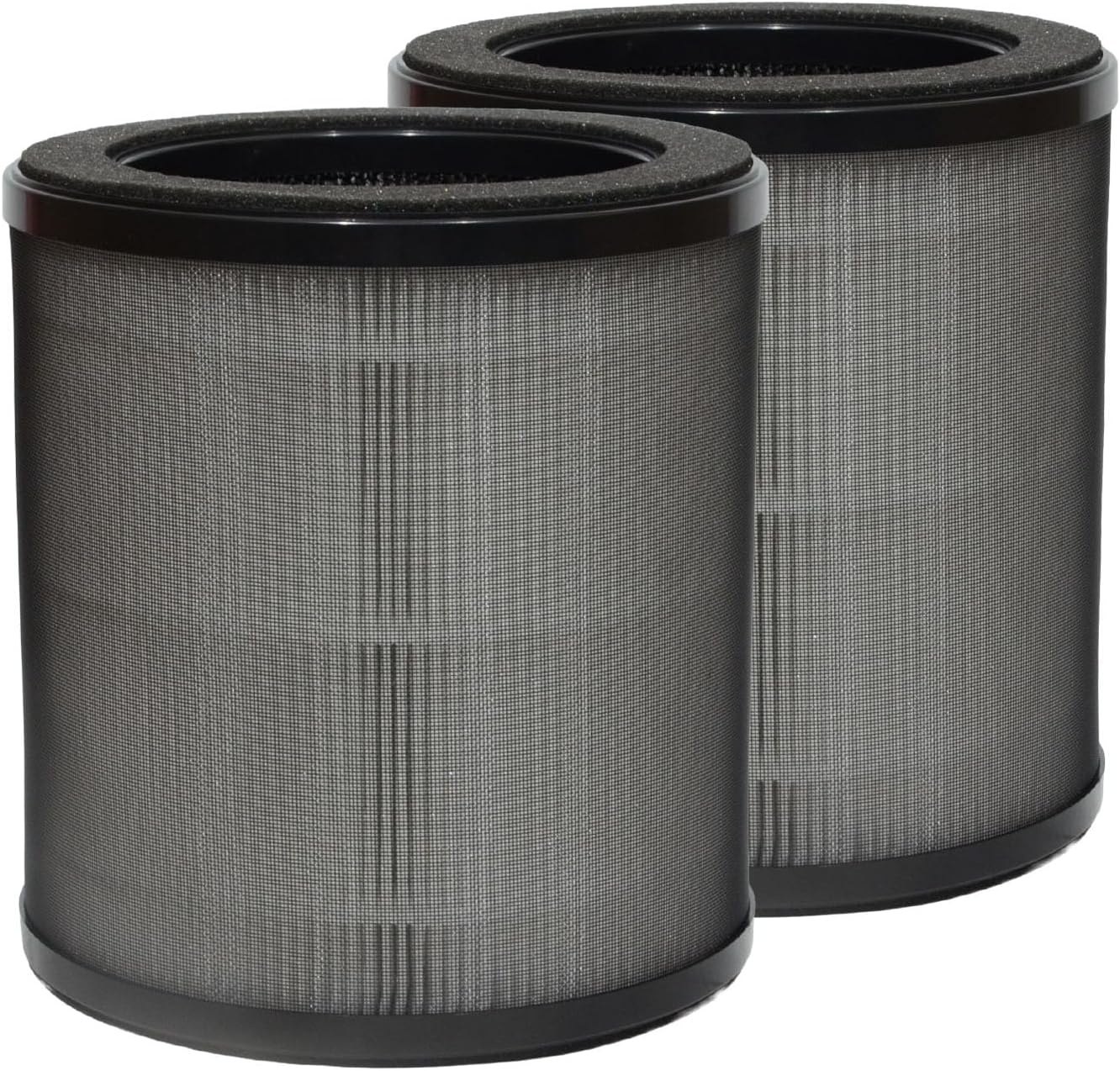 PUREBURG Replacement Filter Compatible with Coway AIRMEGA 50 Air Purifier,2-Pack H13 HEPA Activated Carbon 3-Stage Filtration Air Clean Dust VOCs Odor